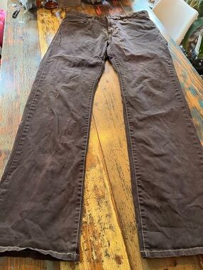Vintage Men's Brown Straight-Leg Pants